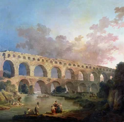 El Puente del Gard, Nimes, c.1786